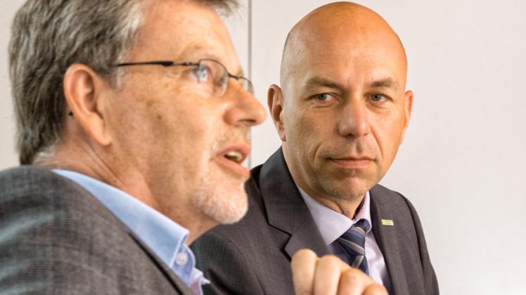 Erfolgreiches Führungsduo: Aufsichtsratschef Rolf Helgert (links) und sein Geschäftsführer Maik Render 