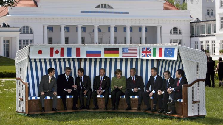 Die Staats- und Regierungschefs der G8-Staaten 