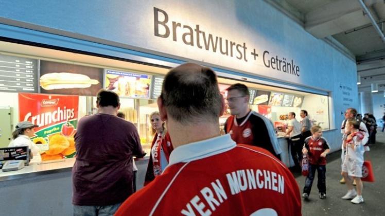 Auch im Stadion des Rekordmeisters FC Bayern München waren Snacks mit Keimen belastet. 
