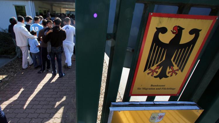 Die Erstaufnahmeeinrichtung für Flüchtlinge in Norstorf/Horst hat rund 600 Plätze.  