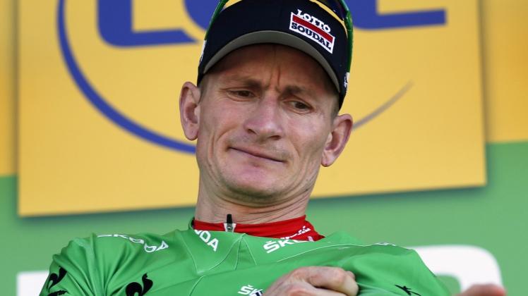Ein Etappensieg ist das Ziel von André Greipel bei der Tour de France. Das Grüne Trikot des Punktbesten hält er für unrealistisch.   