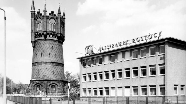 Am Fuße des Wasserturms: das Wasserwerk in den 1960er-Jahren