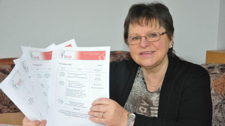 Gisela Thomas rief im Jahr 2009 den Interessenkreis der Unternehmerinnen Güstrow und Umgebung ins Leben. Im Jahresplan bietet sie immer bis zu acht Unternehmerinnen-Stammtische an.  