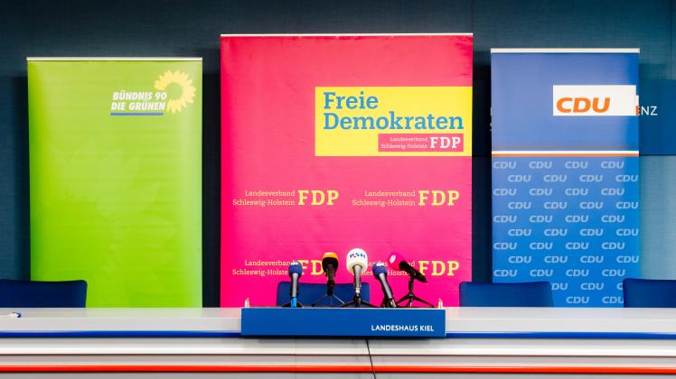 Die Koalitionsverhandlungen von Grünen, FDP und CDU in Kiel stehen vor dem Abschluss.