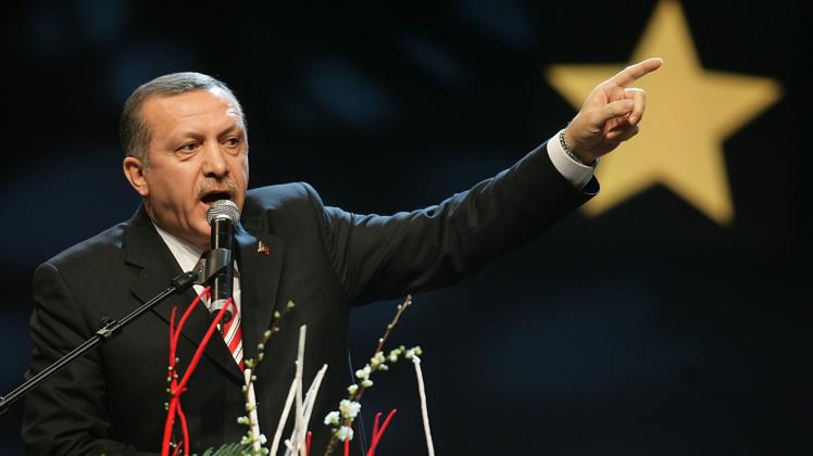 Der türkische Ministerpräsident Recep Tayyip Erdogan  