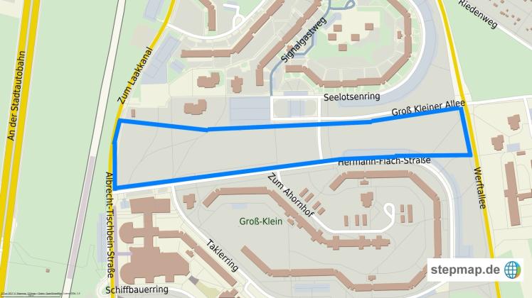 Dieses Gebiet könnte bebaut werden.  Grafik: Stepmap, 123map, OpenStreetMap, ODbL 1.0 
