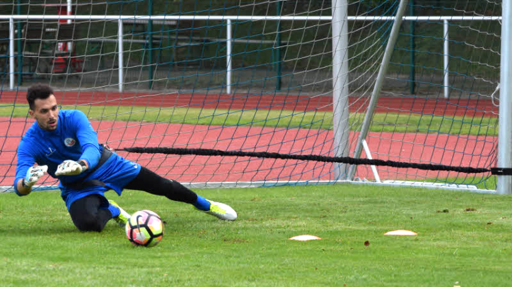 Will sich im Training anbieten: Kai Eisele will die Chance nutzen, um die Nummer eins beim FC Hansa zu werden. Will sich im Training anbieten: Kai Eisele will die Chance nutzen, um die Nummer eins beim FC Hansa zu werden.