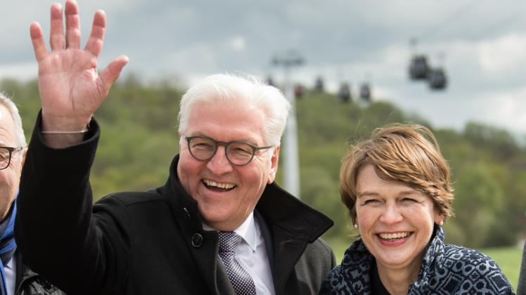 Bundespräsident Frank-Walter Steinmeier und Gattin Elke Büdenbender