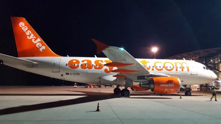 In der Nacht zu Donnerstag landete der Airbus A319 mit 154 Passagieren in Laage. 
