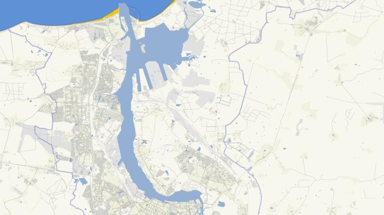 Laut Bürgerbefragung zählt jeder sechste Haushalt in Rostock zu den einkommensreichen, jeder zehnte zu den armutsgefährdeten.  Grafik: Stepmap, 123map, OpenStreetMap, ODbL 1.0 