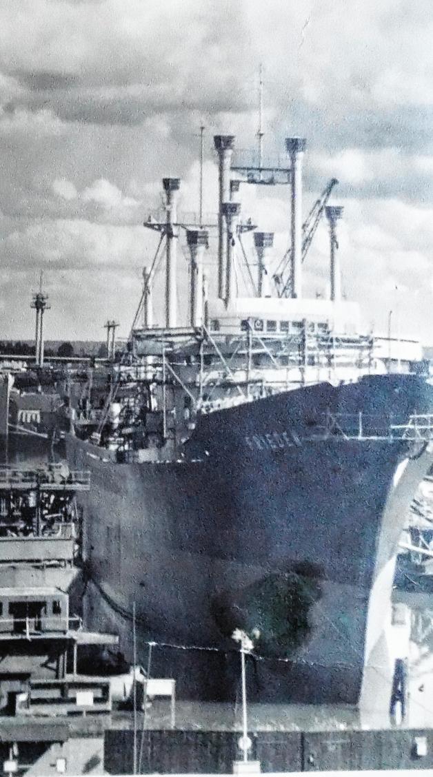 Die Werft vor 60 Jahren, als die „Frieden“ übergeben wurde 