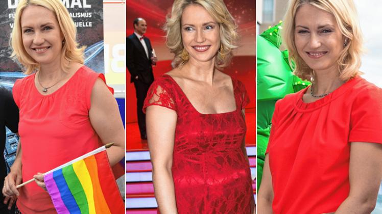 Wahrscheinlich ist es kein Zufall, dass Manuela Schwesig oft Rot trägt.