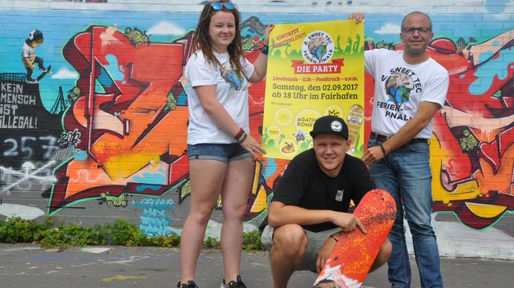 Das Orga-Team freut sich auf das Skatecamp.  Fotos: Katja Frick 