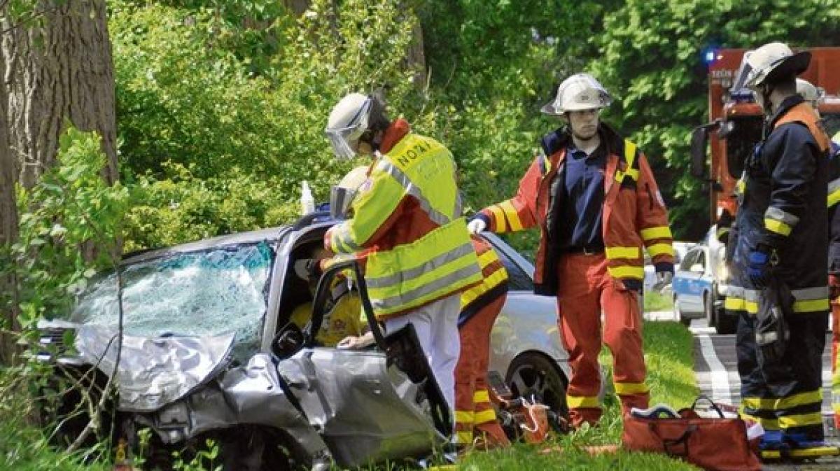 Auto Kracht Gegen Baum - Fahrer In Lebensgefahr | SHZ