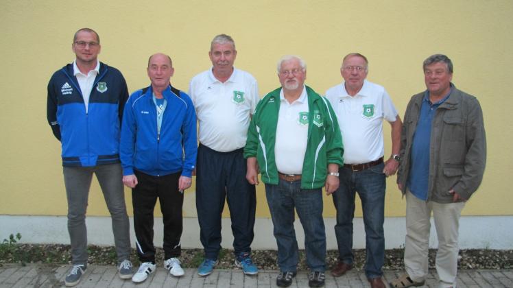 Der Jugendausschuss des KFV Westmecklenburg (v.l.n.r.): Michael Helbig, Andreas Steinhoff, Uwe Ohlrich (Vorsitzender), Manfred Tober, Manfred Siemer, Alfred Huschka 