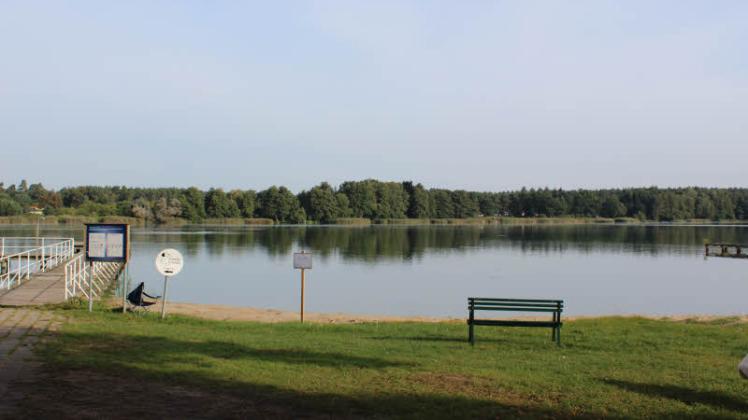 Der Rudower See in Lenzen. 