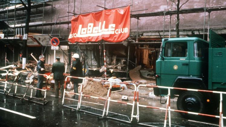 Die Diskothek „La Belle“ 1986 in West-Berlin nach dem Attentat  