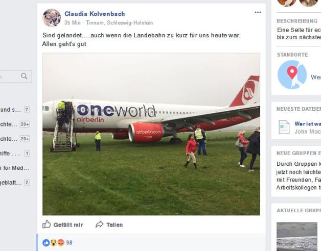 In den sozialen Netzwerken gibt es erste Fotos der Maschine. In den sozialen Netzwerken gibt es erste Fotos der Maschine.