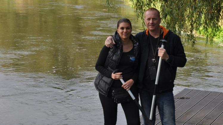 Ivon und Yves Piehl an der Einsatzstelle Weitendorf. Ivon und Yves Piehl an der Einsatzstelle Weitendorf.