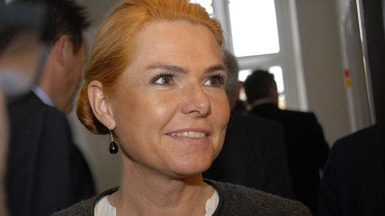 Ausländerministerin Inger Støjberg (Venstre) bekommt für ihren Kurs Unterstützung aus dem roten Block.