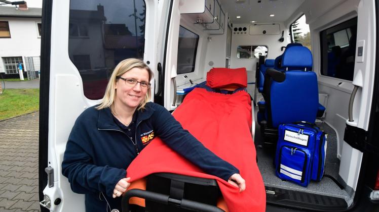 Korinna Lembke arbeitet  seit mehr als 20 Jahren im Krankenhaus. Vor ihrer ersten Fahrt mit dem Wünschewagen war sie trotzdem aufgeregt wie schon lange nicht mehr. 