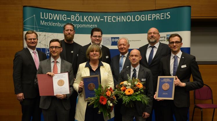 Ausgezeichnet: die Preisträger des diesjährigen Technologiepreises 