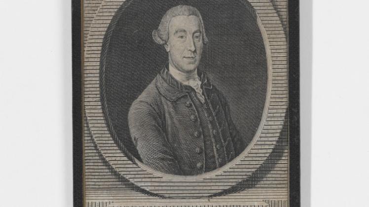 Justus Möser in einem Kupferstich von Johann Friedrich Schleuen. 