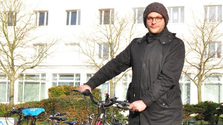 Kampagnenarbeit pro Fahrradfreundlichkeit: Tim Birkholz zieht von Rostock aus die Fäden für das Projekt MV steigt auf.
