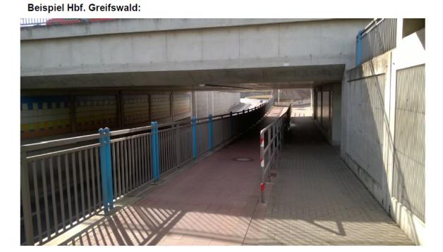 Ähnlich wie im Bahnhof Greifswald könnte auch der Tunnel in Ludwigslust aussehen. Ähnlich wie im Bahnhof Greifswald könnte auch der Tunnel in Ludwigslust aussehen.