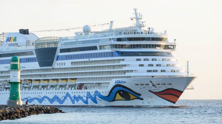 Die AIDAdiva ist nur eine von vielen, die in Rostock-Warnemünde festmacht. Die AIDAdiva ist nur eine von vielen, die in Rostock-Warnemünde festmacht.