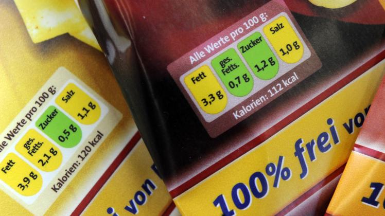 Wie viel Zucker, wie viel Fett? Eine farbliche Kennzeichnung Kunden bei der Entscheidung helfen.