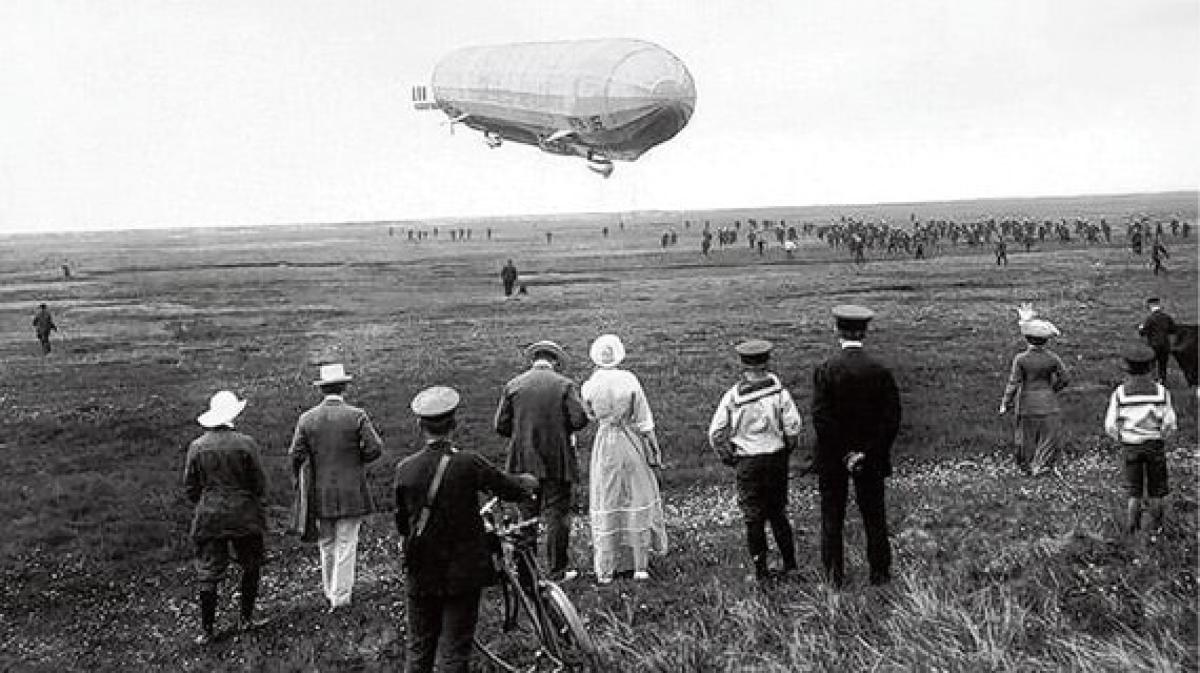 Vor 100 Jahren kreiste das Luftschiff 