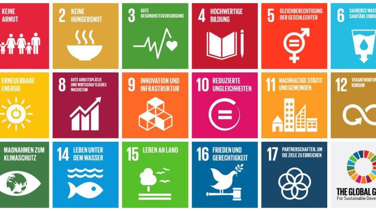 Insgesamt 17 Hauptziele sind als „Sustainable Development Goals“ verankert – auch die Gemeinde Klixbüll steht hinter ihnen. 