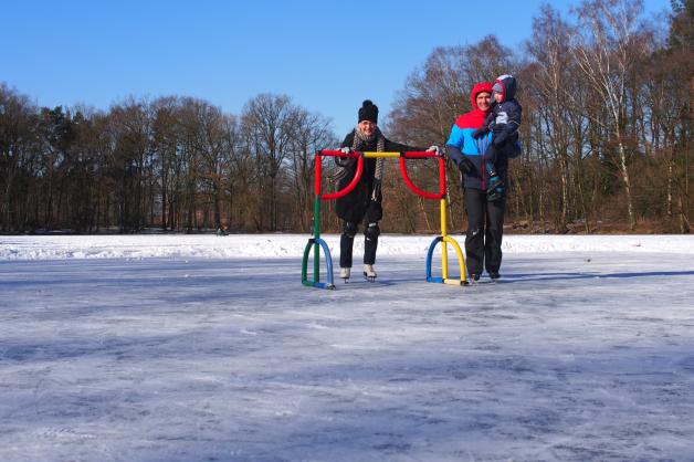 Kein unbeschwertes Eisvergnügen Die Gewässer sind nicht offiziel