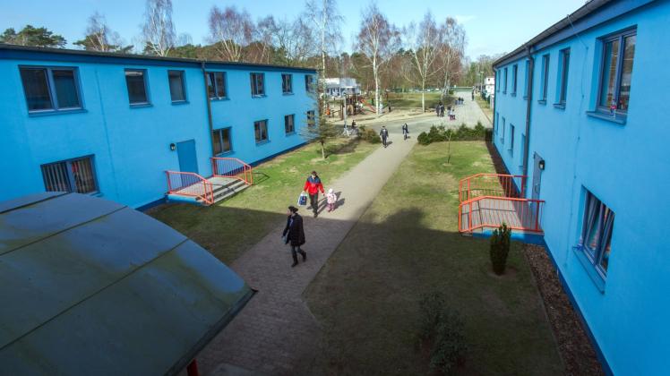Die zentrale Erstaufnahmeeinrichtung für Flüchtlinge in Horst 