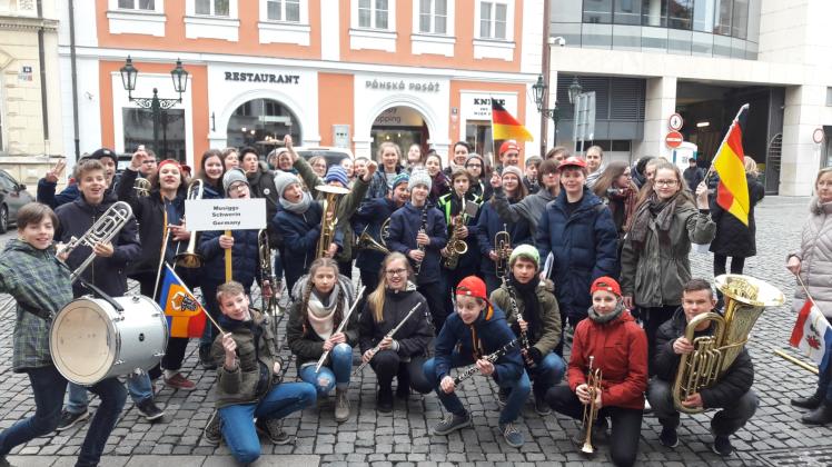 Musizieren mitten in der Prager Altstadt – das war für die jungen Musiker des Ensembles Musiggs ein großartiges Erlebnis. 