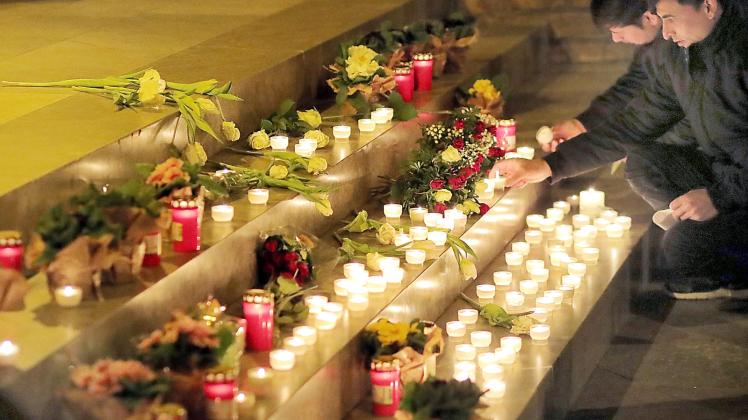 Bewegender Abschied: 200 Menschen gedachten am 16. März in der Nikolaikirche der getöteten Mireille.
