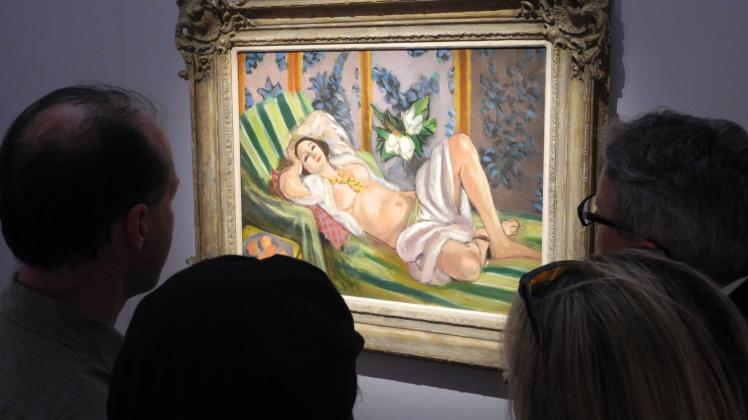 Das Gemälde "Odalisque couchee aux magnolias" von Henri Matisse ist Teil der Privatsammlung des verstorbenen US-Milliardärs David Rockefeller. 