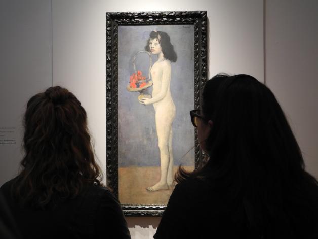Pablo Picassos "Junges Mädchen mit Blumenkorb".
