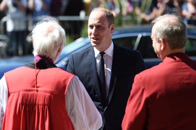Auch Prinz William nahm am Gedenkgottesdienst teil. 