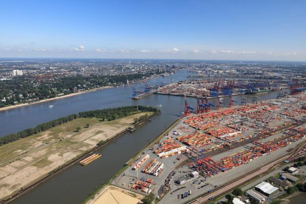 Die Westerweiterung in Hamburg ist auf dem Gelände des ehemaligen Petroleumhafens geplant.