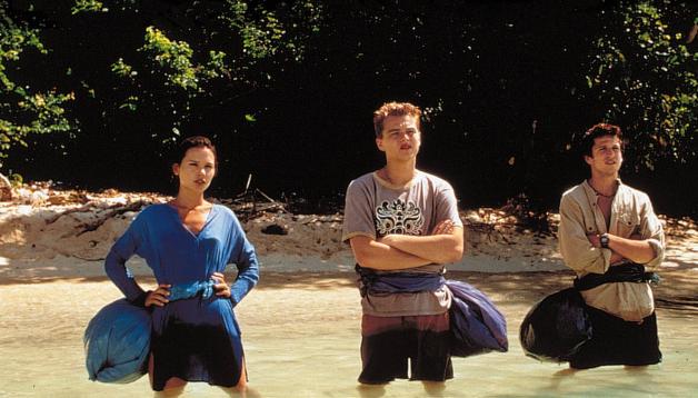 Bekannt wurde der Strand vor allem durch den Film „The Beach“ mit Leonardo DiCaprio (Mitte) in einer der Hauptrollen.