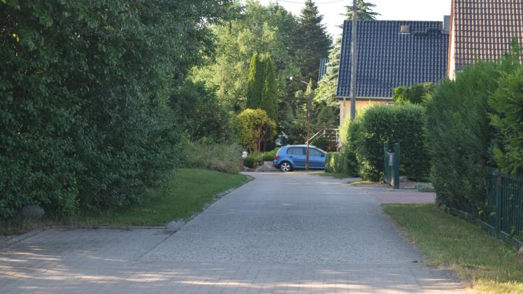 Die Borkower Seestraße soll erneuert werden.