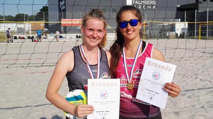 Leonie Dieckemann und Anna-Lena Vogel wiederholten ihren Vorjahressieg.