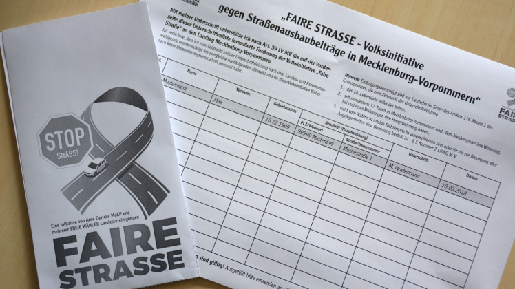 Mehr als 23  000 Unterschriften sind laut Gustav Graf von Westarp schon für die Volksinitiative gesammelt worden.