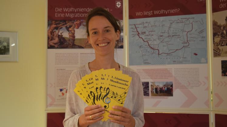 Auf viele Teilnehmer und Besucher der Musikwoche freut sich Anne Pressentin im Wolhyniermuseum. 