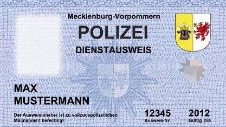 So sieht ein echter Polizei-Dienstausweis aus