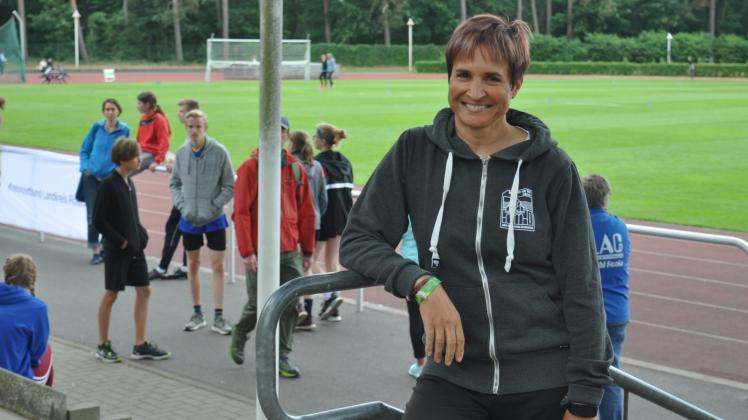 Bei den Kreisjugendsportspielen in dieser Woche im Güstrower Niklotstadion war Nanette Fischer wieder im Einsatz. 