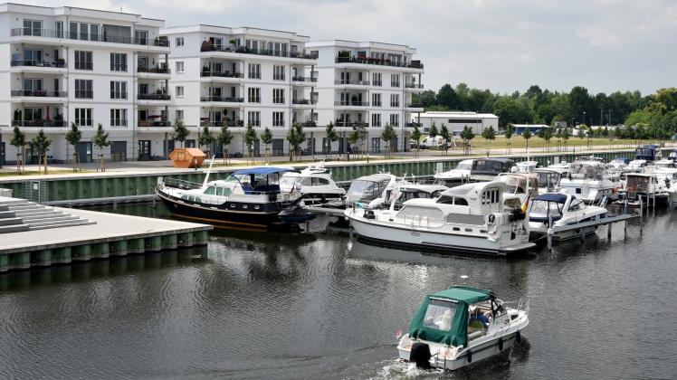 Die Marina ist schon nahezu fertig. 