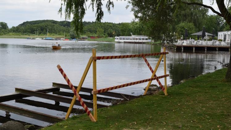 Die „Wäschebrücke“: Der Steg soll einen neuen hölzernen Oberbau bekommen.